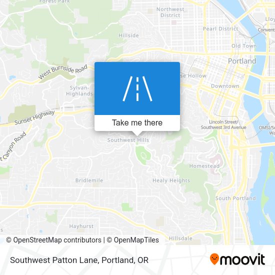 Mapa de Southwest Patton Lane
