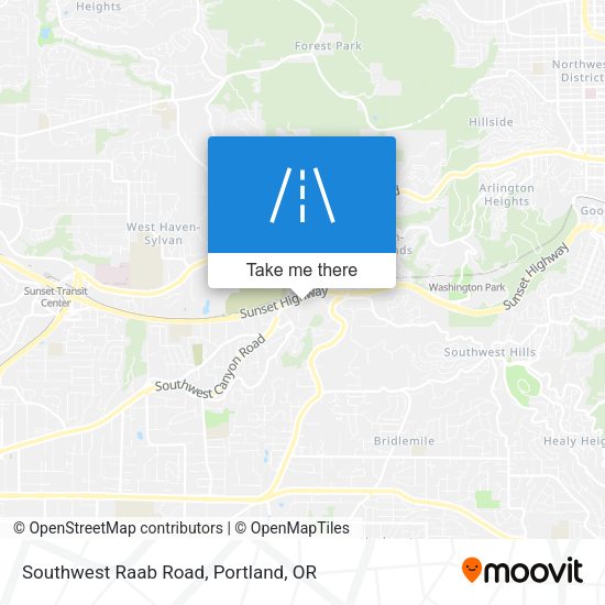Southwest Raab Road map