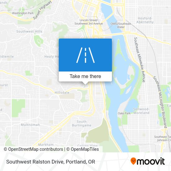 Southwest Ralston Drive map