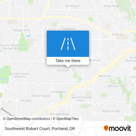Mapa de Southwest Robert Court