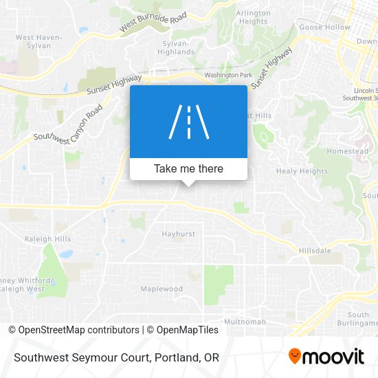 Southwest Seymour Court map