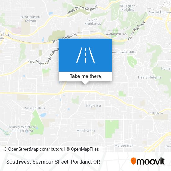 Southwest Seymour Street map