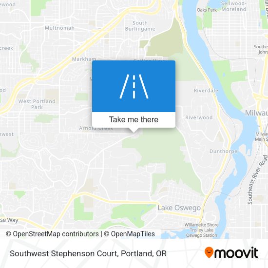 Mapa de Southwest Stephenson Court