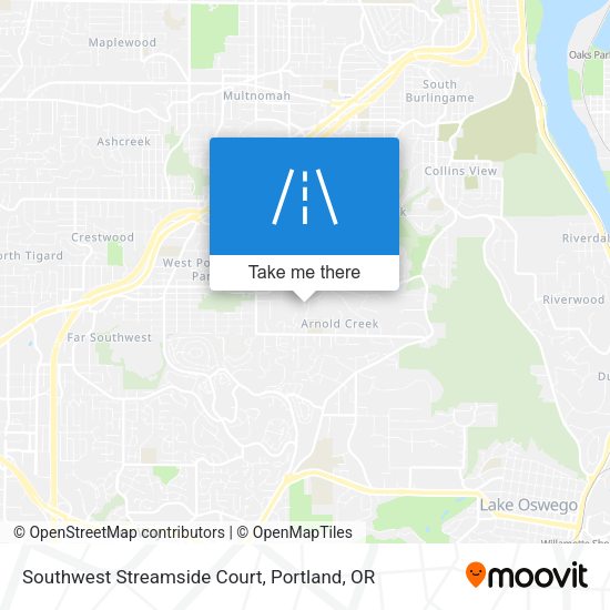 Mapa de Southwest Streamside Court