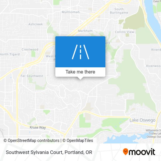 Southwest Sylvania Court map