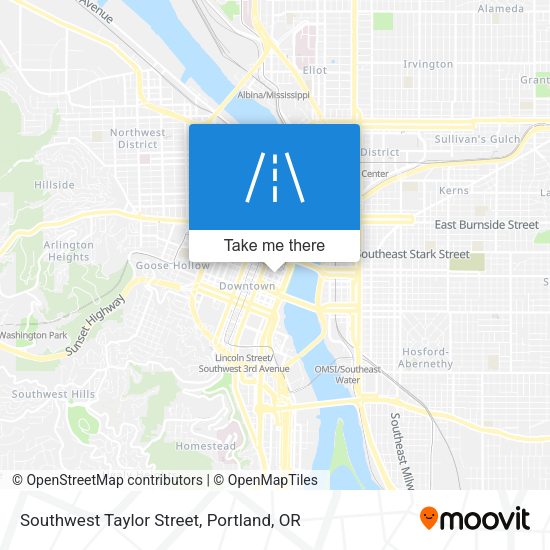 Mapa de Southwest Taylor Street