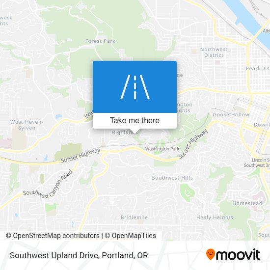 Mapa de Southwest Upland Drive