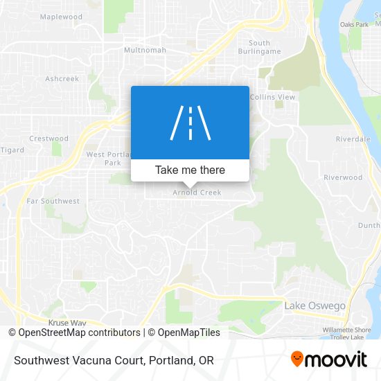 Mapa de Southwest Vacuna Court