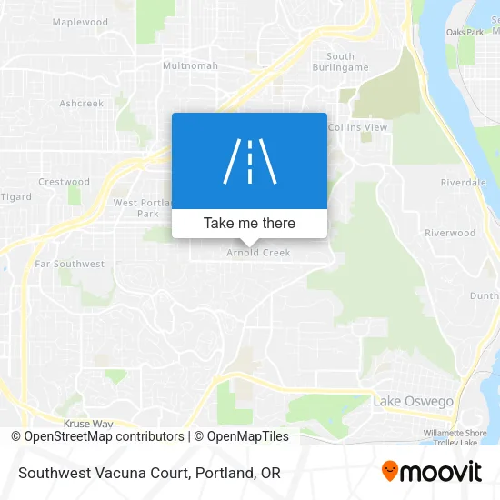 Southwest Vacuna Court map