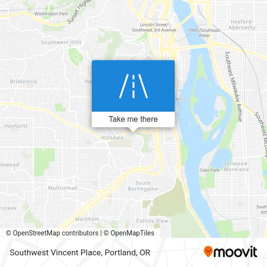 Mapa de Southwest Vincent Place
