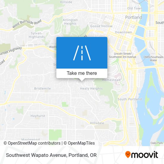Southwest Wapato Avenue map