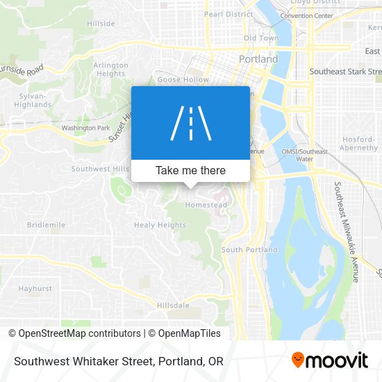 Mapa de Southwest Whitaker Street