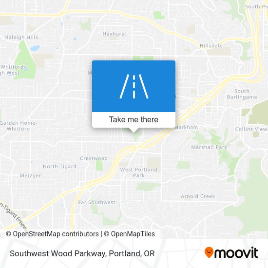 Southwest Wood Parkway map