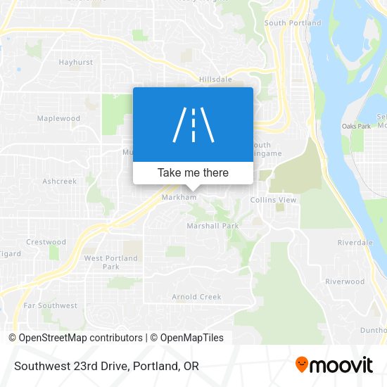 Southwest 23rd Drive map