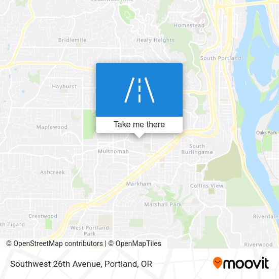 Mapa de Southwest 26th Avenue