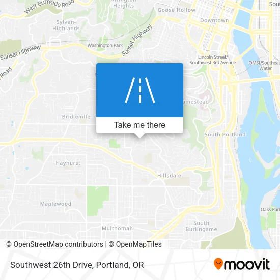 Southwest 26th Drive map