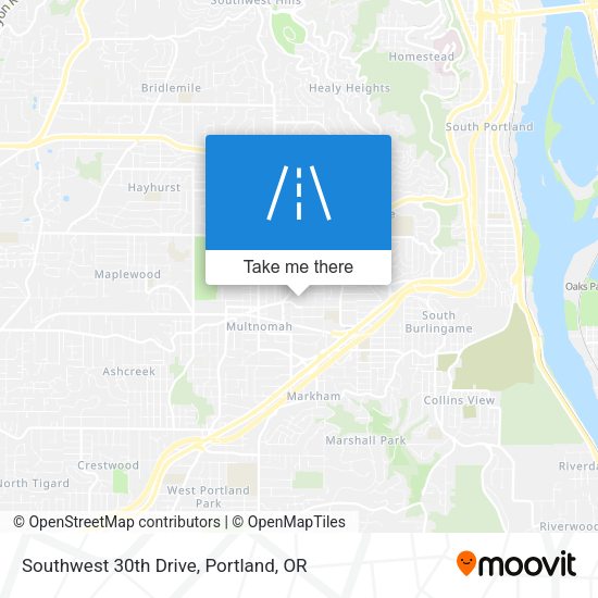 Mapa de Southwest 30th Drive