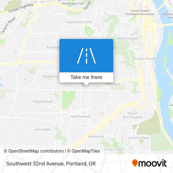 Southwest 32nd Avenue map