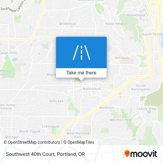 Mapa de Southwest 40th Court