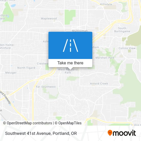 Mapa de Southwest 41st Avenue
