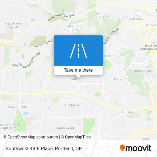 Southwest 48th Place map