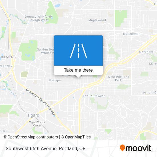 Southwest 66th Avenue map