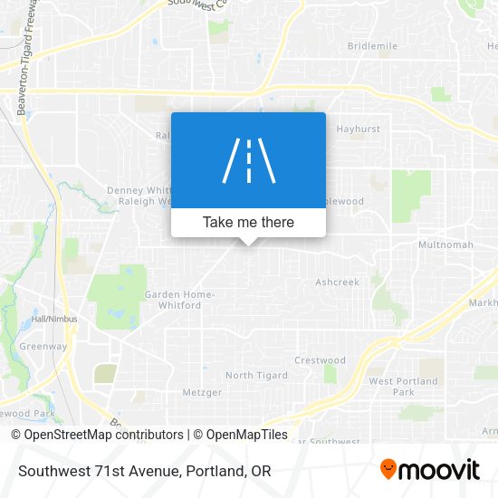Mapa de Southwest 71st Avenue