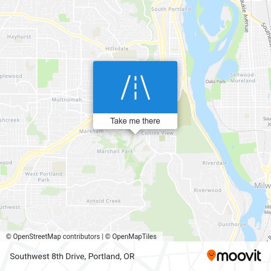 Mapa de Southwest 8th Drive
