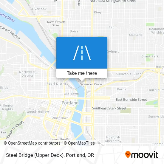 Steel Bridge (Upper Deck) map