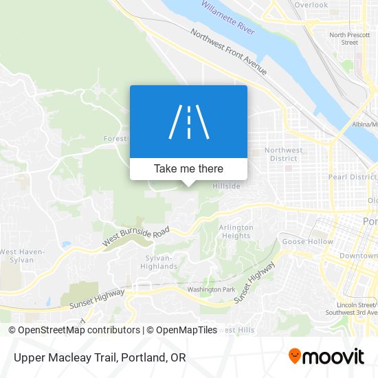 Upper Macleay Trail map