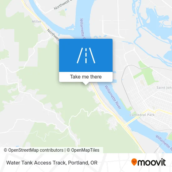 Water Tank Access Track map