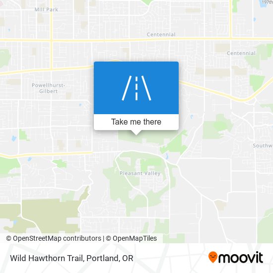 Mapa de Wild Hawthorn Trail