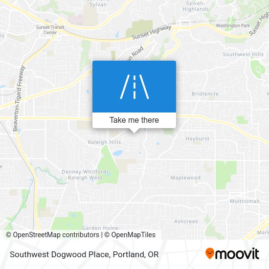 Mapa de Southwest Dogwood Place