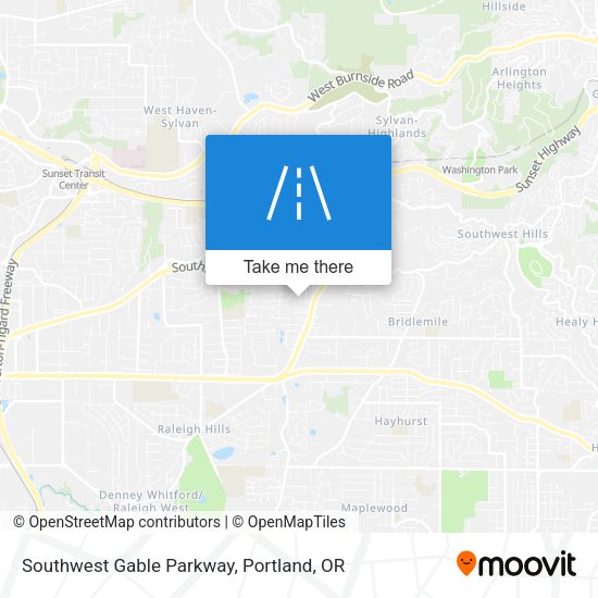 Southwest Gable Parkway map