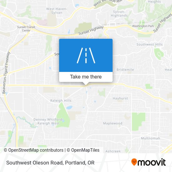 Mapa de Southwest Oleson Road