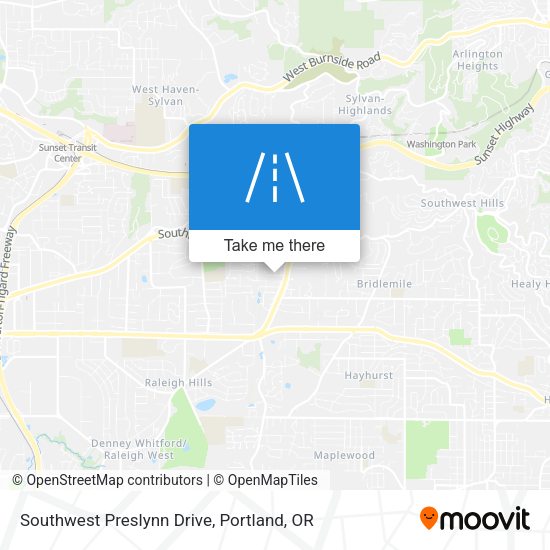 Mapa de Southwest Preslynn Drive
