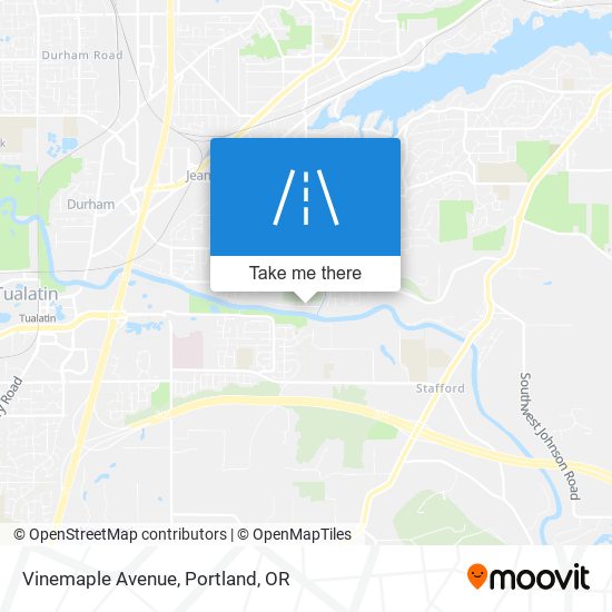 Mapa de Vinemaple Avenue