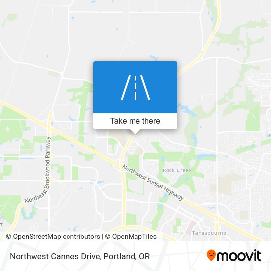 Mapa de Northwest Cannes Drive