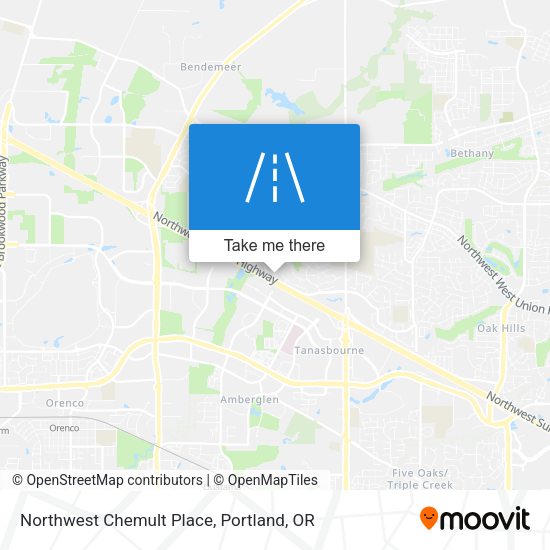 Mapa de Northwest Chemult Place
