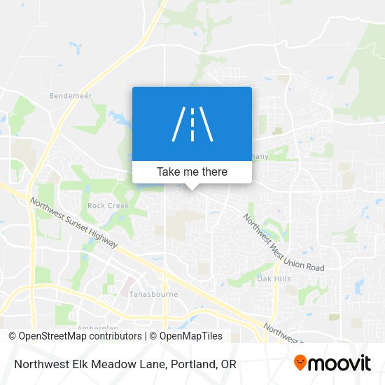 Mapa de Northwest Elk Meadow Lane
