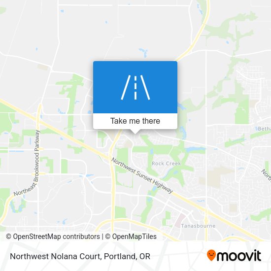 Northwest Nolana Court map