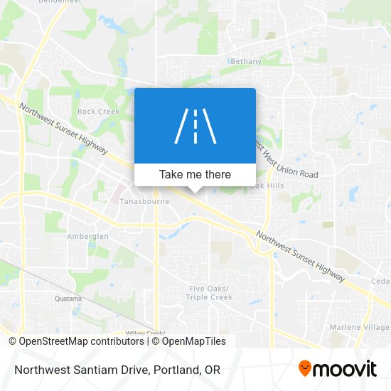 Mapa de Northwest Santiam Drive