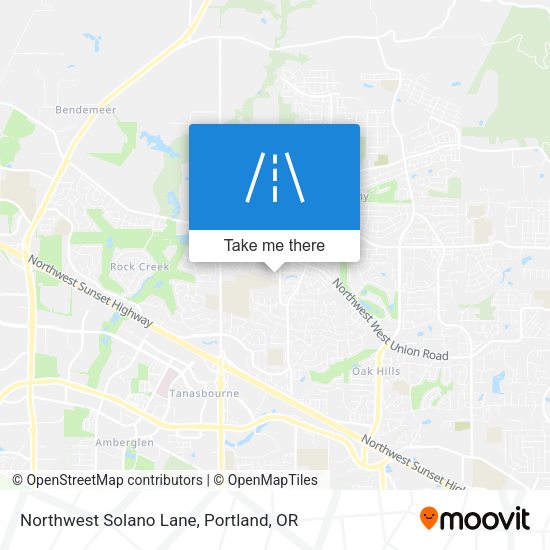 Northwest Solano Lane map