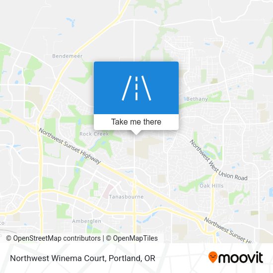 Mapa de Northwest Winema Court