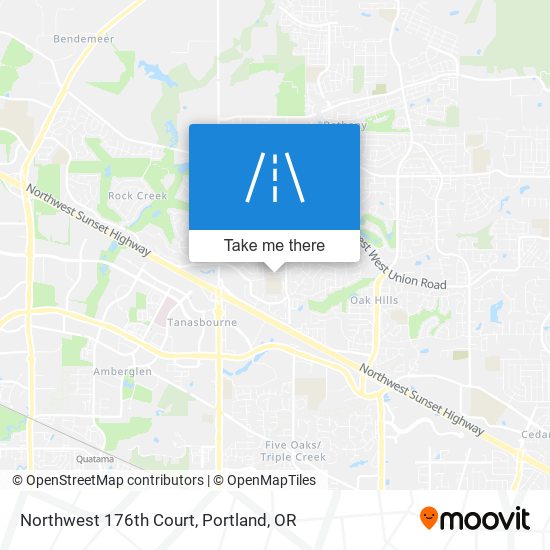 Northwest 176th Court map