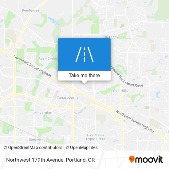 Mapa de Northwest 179th Avenue