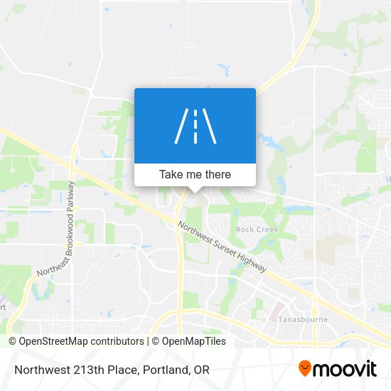 Northwest 213th Place map