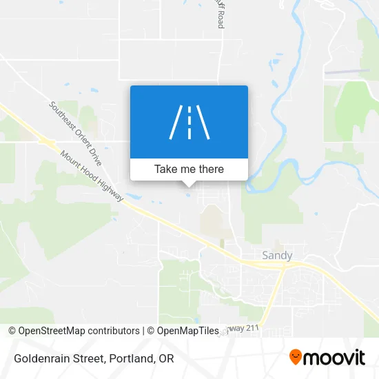 Goldenrain Street map