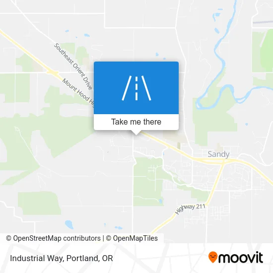 Industrial Way map