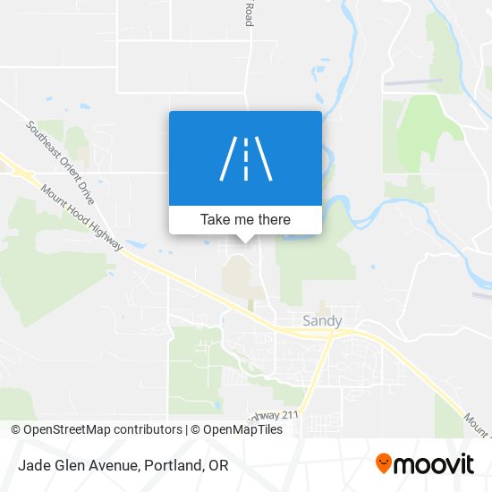 Jade Glen Avenue map